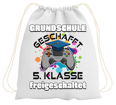 Turnbeutel - Grundschule geschafft! 5. Klasse freigeschaltet (Controller)