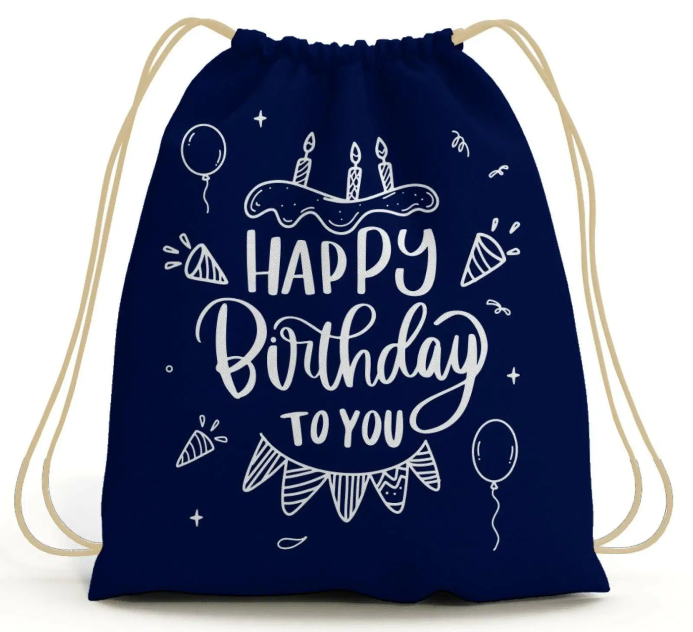 Bild: Turnbeutel - Happy Birthday Geschenkidee