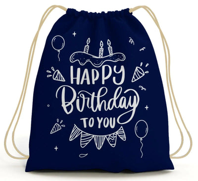 Bild: Turnbeutel - Happy Birthday Geschenkidee