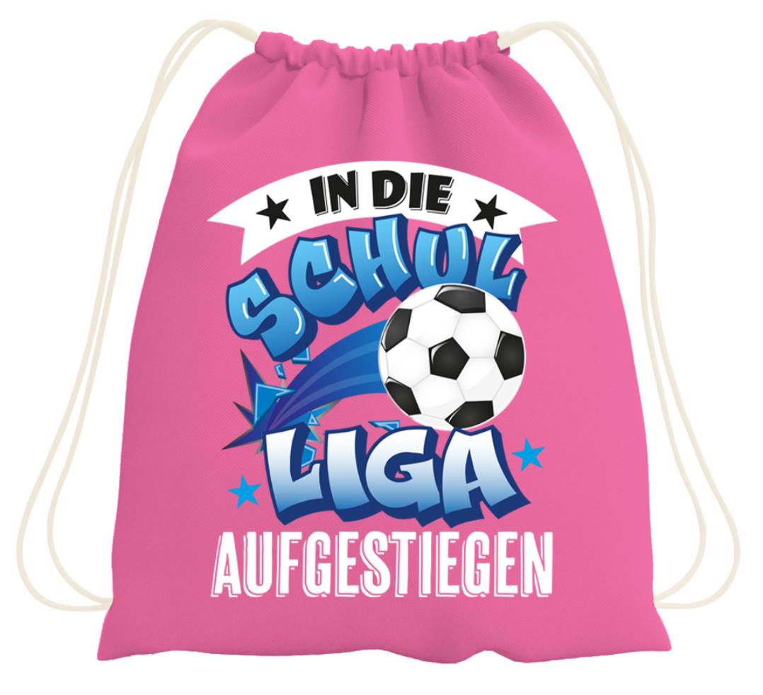 Turnbeutel - In die Schulliga aufgestiegen (Fußball)