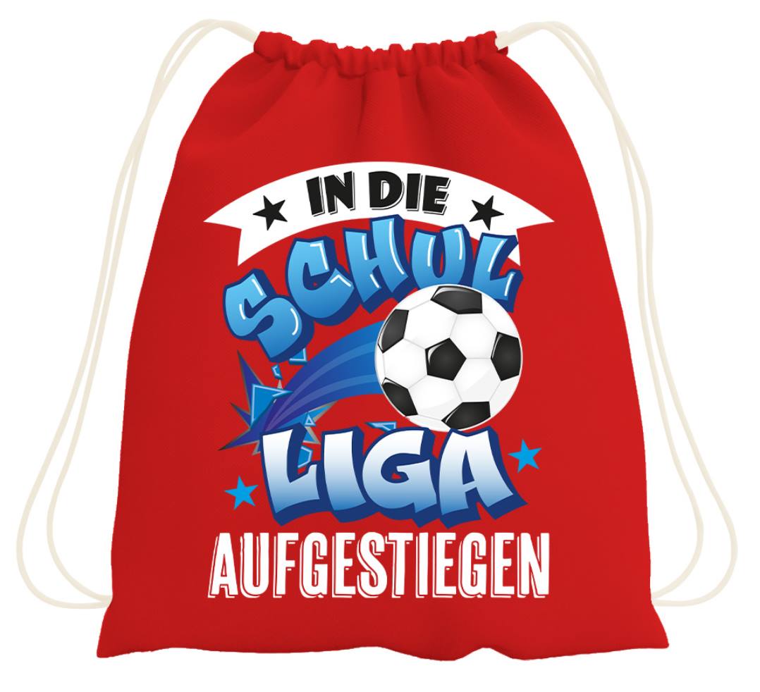 Turnbeutel - In die Schulliga aufgestiegen (Fußball)