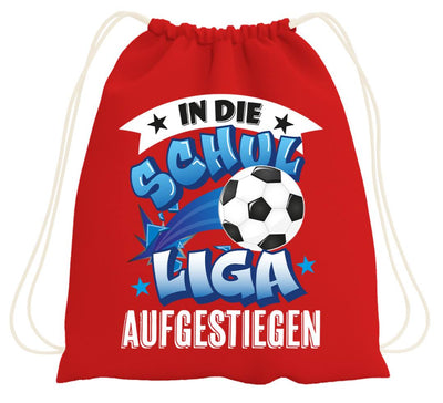 Turnbeutel - In die Schulliga aufgestiegen (Fußball)