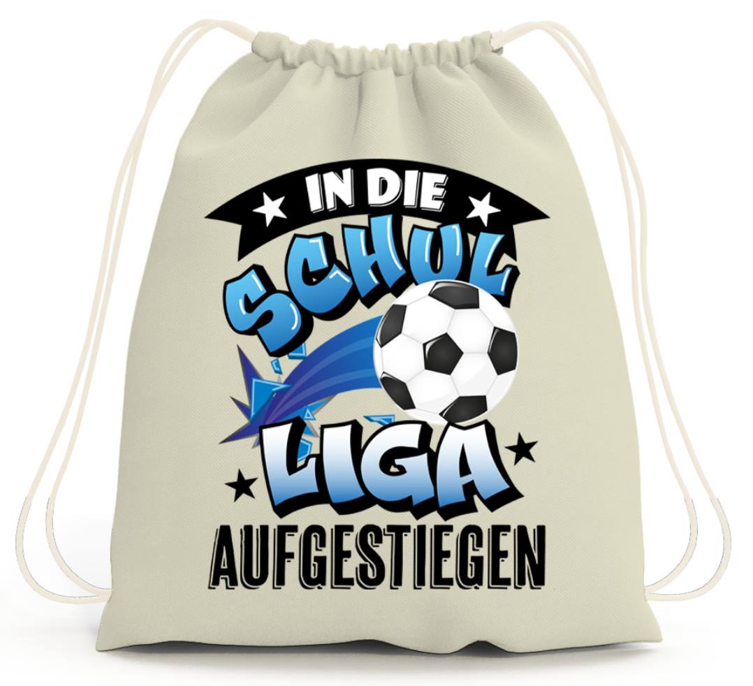Turnbeutel - In die Schulliga aufgestiegen (Fußball)