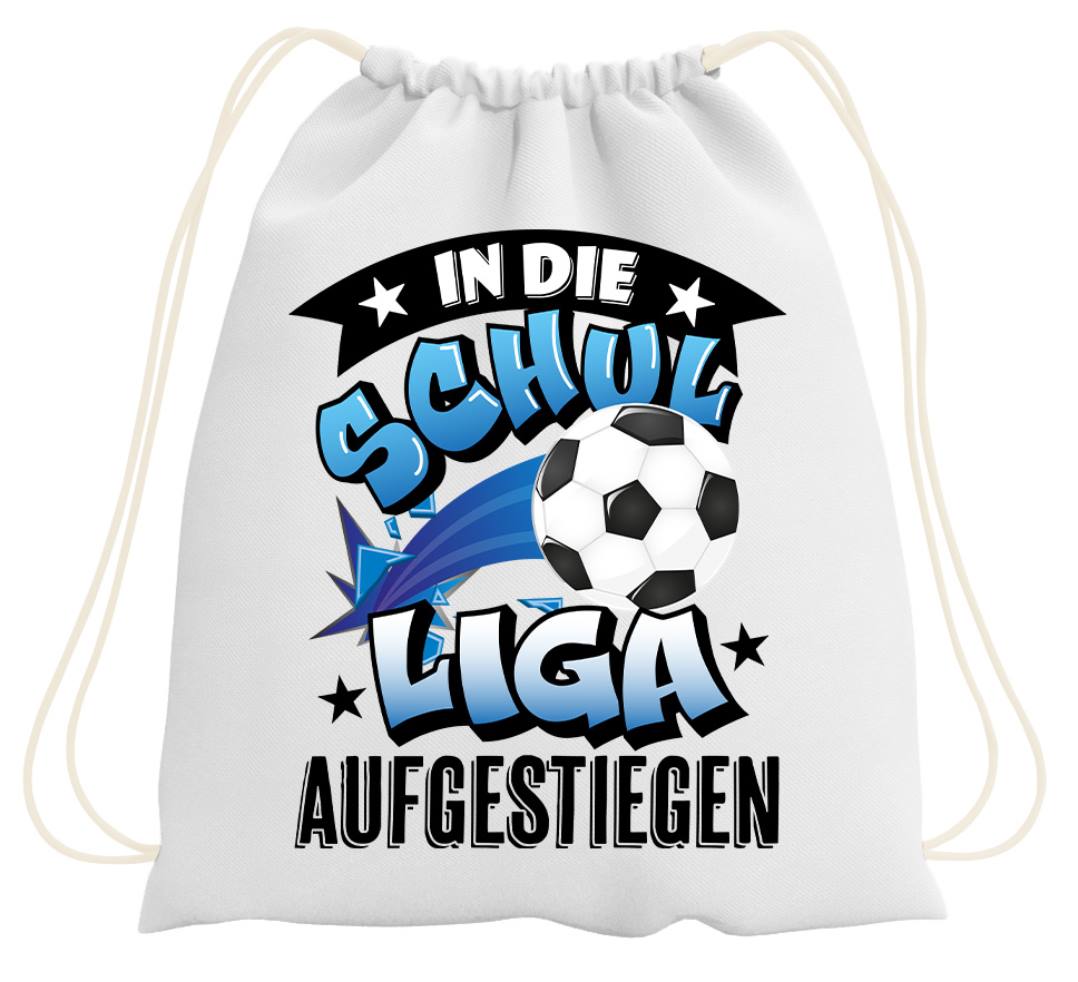Turnbeutel - In die Schulliga aufgestiegen (Fußball)