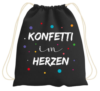 Turnbeutel - Konfetti im Herzen