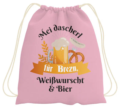 Bild: Turnbeutel - Mei dascherl für Brezn, Weißwurscht & Bier Geschenkidee