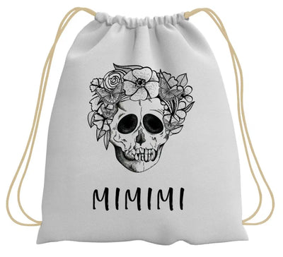 Bild: Turnbeutel - Mimimi - Totenkopf Geschenkidee