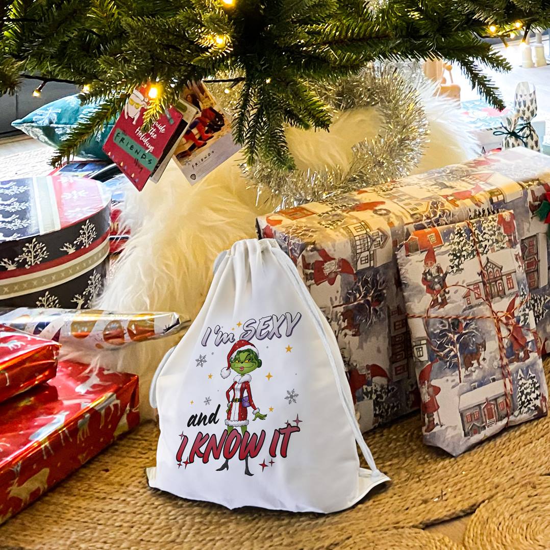 Turnbeutel - Miss Grinch - I'm sexy and I know it