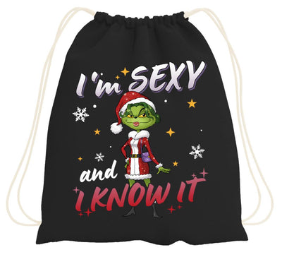 Turnbeutel - Miss Grinch - I'm sexy and I know it