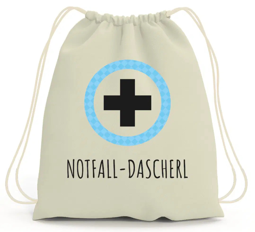 Bild: Turnbeutel - Notfall-Dascherl Geschenkidee