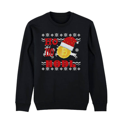 Weihnachtspullover - Bitcoin Ho Ho HODL
