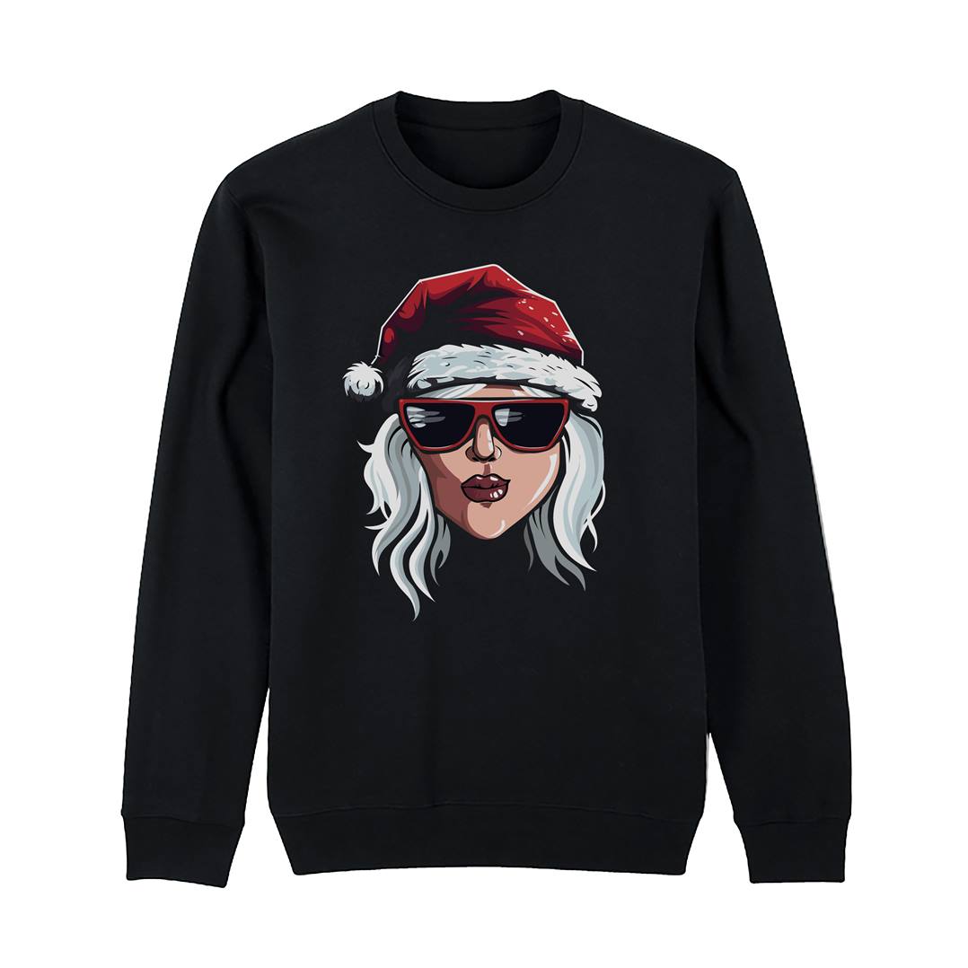 Weihnachtspullover - Coole Weihnachtsfrau
