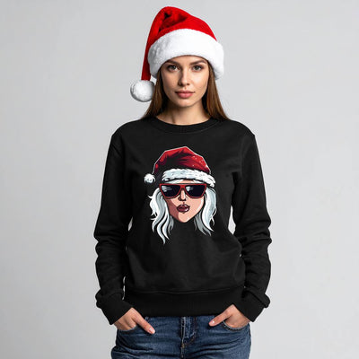 Weihnachtspullover - Coole Weihnachtsfrau