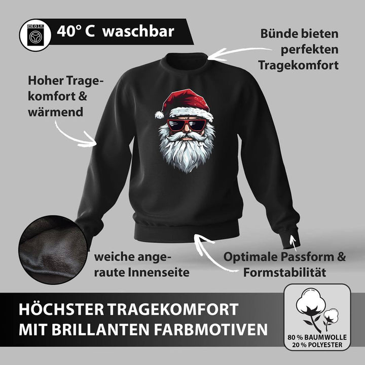 Weihnachtspullover Herren Weihnachts Hoodie Christm Produktbild-Vorschau 3