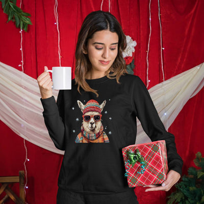 Weihnachtspullover - Cooles Lama (Winter-Look)