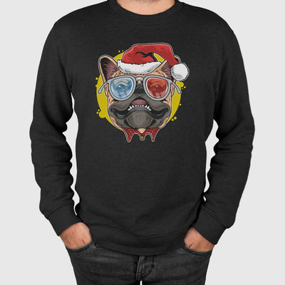 Weihnachtspullover - Crazy Dog