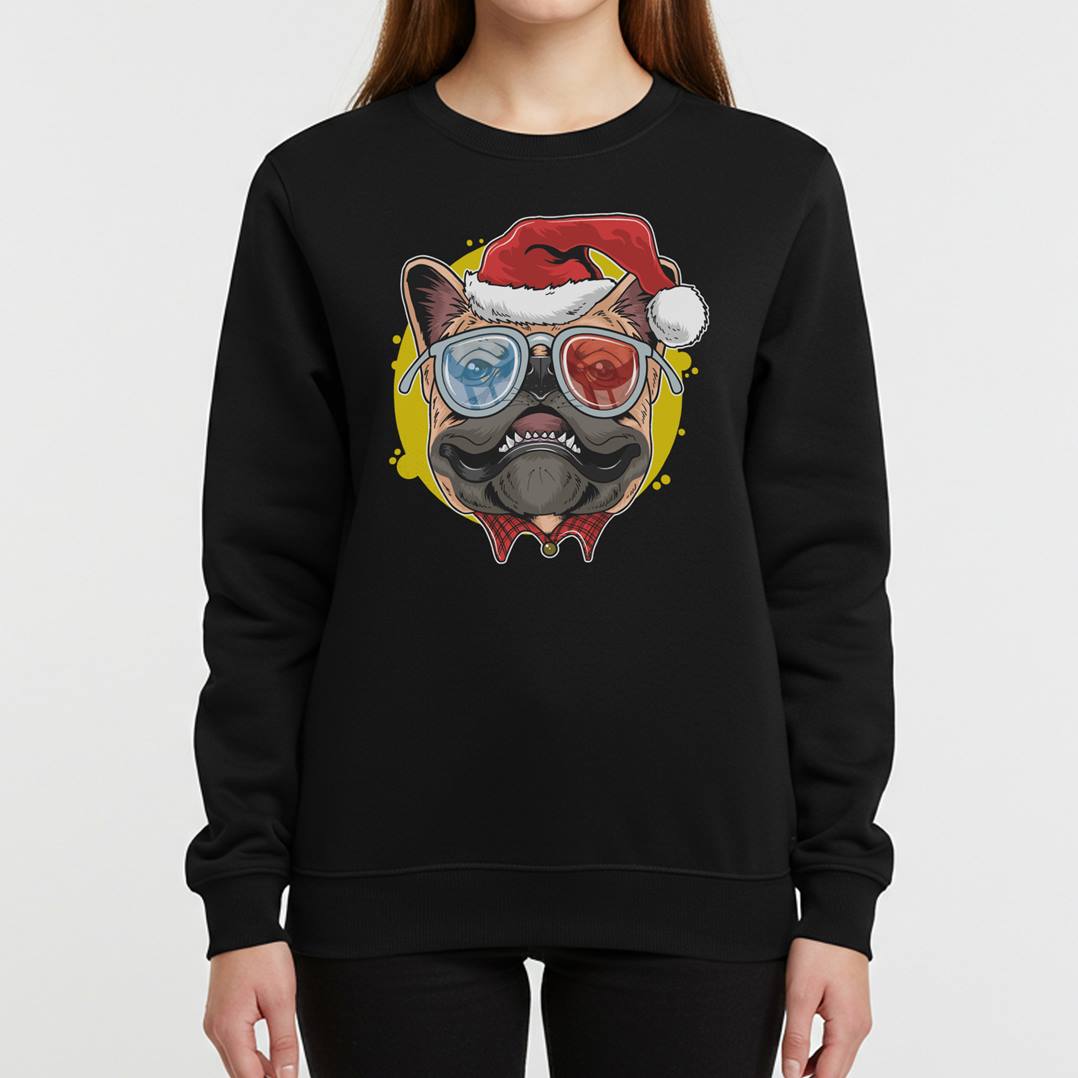 Weihnachtspullover - Crazy Dog