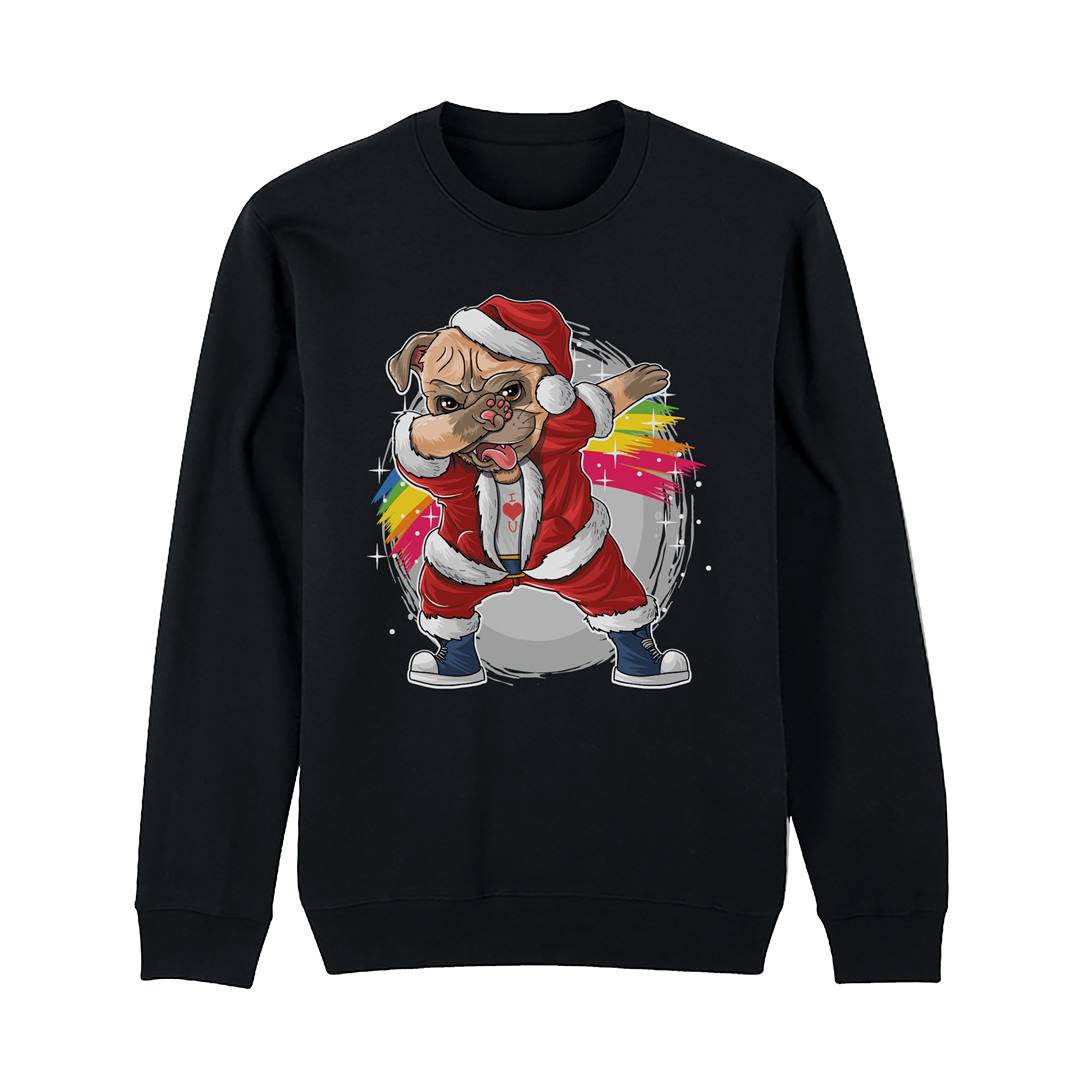 Weihnachtspullover - Dabbing Hund