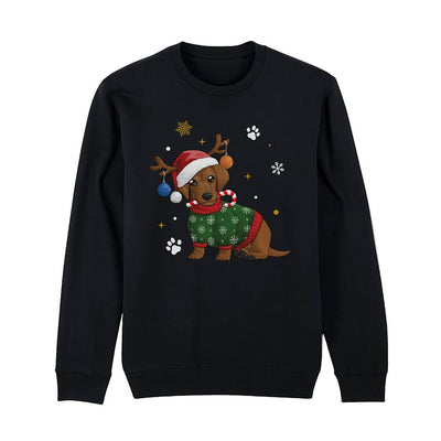 Weihnachtspullover - Dackel