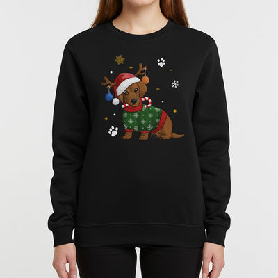 Weihnachtspullover - Dackel