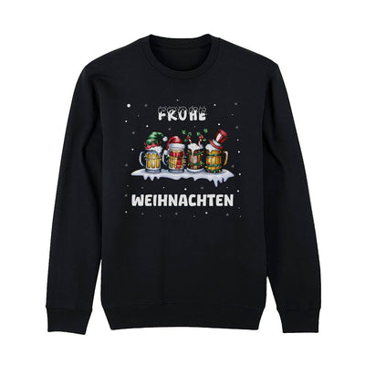 Weihnachtspullover - Frohe Weihnachten (Bierkrug)