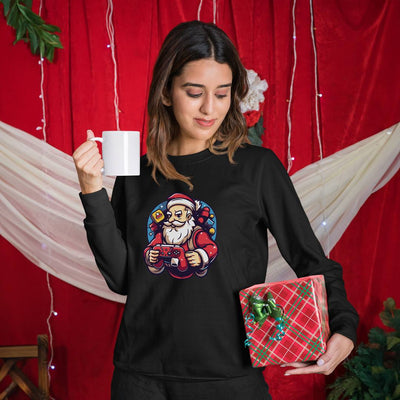 Weihnachtspullover - Gamer Weihnachtsmann