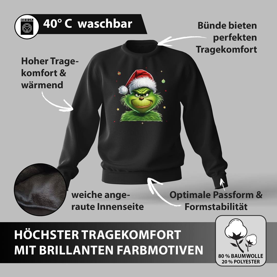 Weihnachtspullover - Grinch (CS)