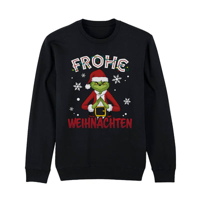 Weihnachtspullover - Grinch - Frohe Weihnachten