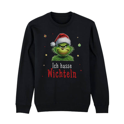Weihnachtspullover - Grinch - Ich hasse Wichteln (CS)