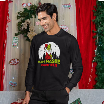 Weihnachtspullover - Grinch - Ich hasse Wichteln