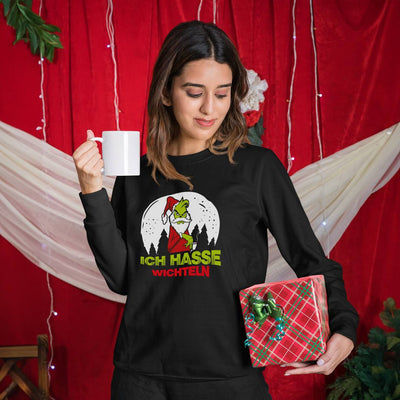 Weihnachtspullover - Grinch - Ich hasse Wichteln