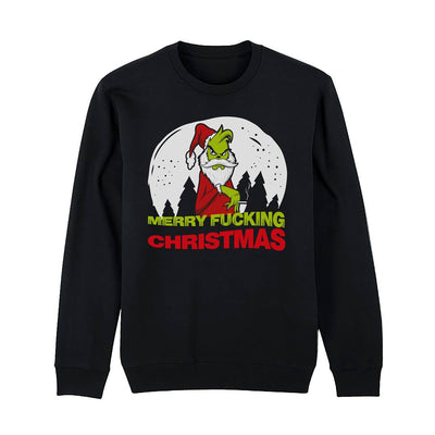 Weihnachtspullover - Grinch - Merry fucking Christmas