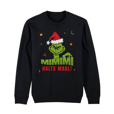 Weihnachtspullover - Grinch - Mimimi (Gesicht & Hand)