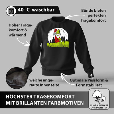 Weihnachtspullover - Grinch - Mimimi