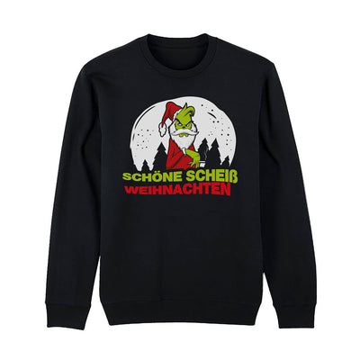 Weihnachtspullover - Grinch - Schöne scheiß Weihnachten