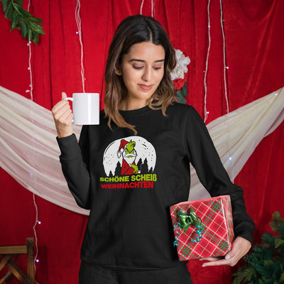 Weihnachtspullover - Grinch - Schöne scheiß Weihnachten