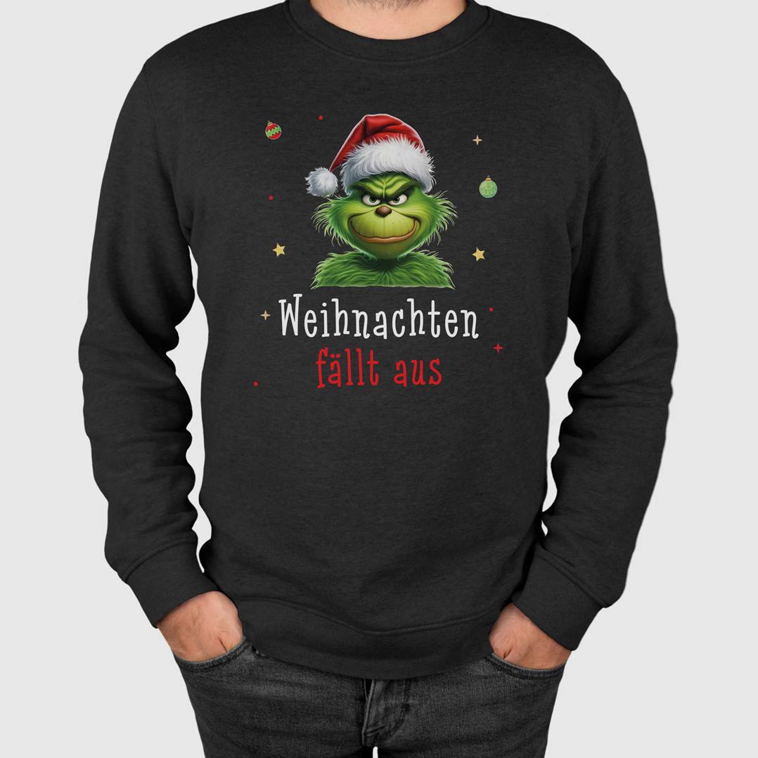 Weihnachtspullover - Grinch - Weihnachten fällt aus (CS)
