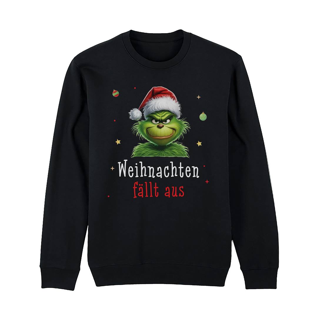 Weihnachtspullover - Grinch - Weihnachten fällt aus (CS)