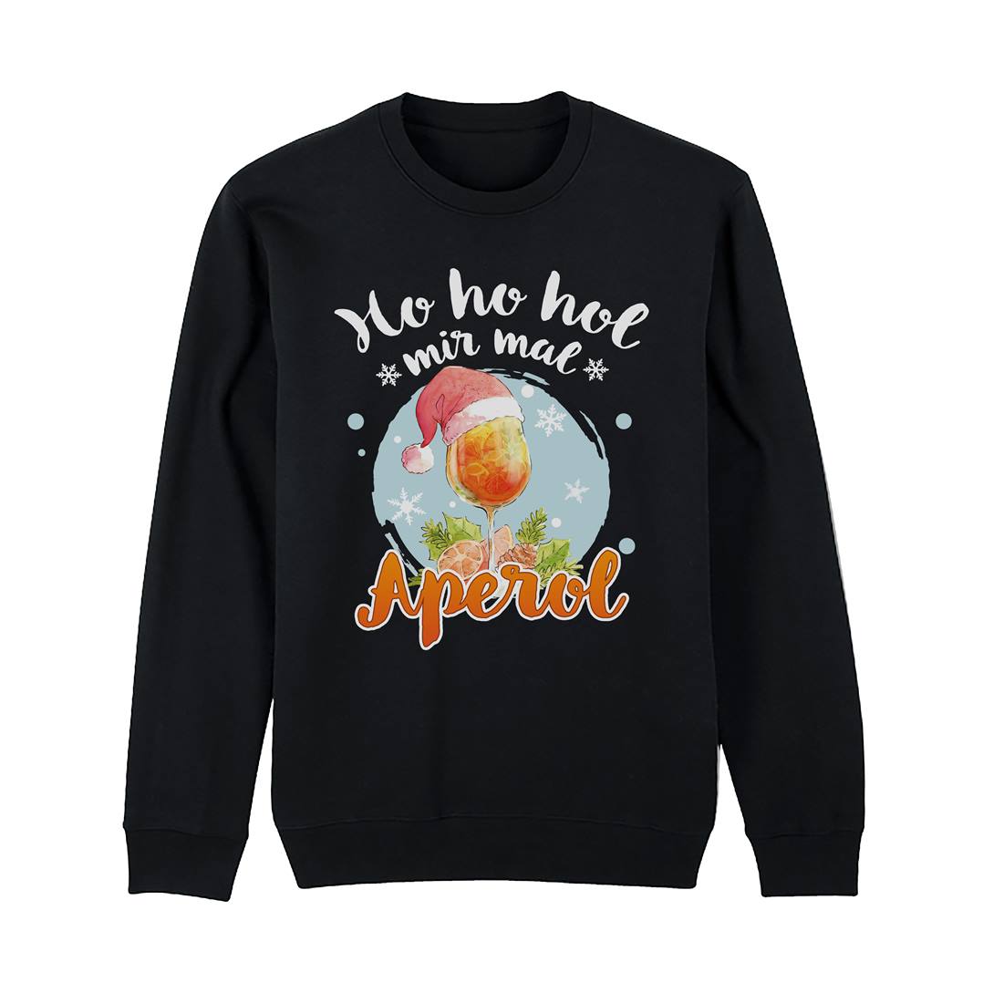 Weihnachtspullover - Ho Ho Hol mir mal Aperol
