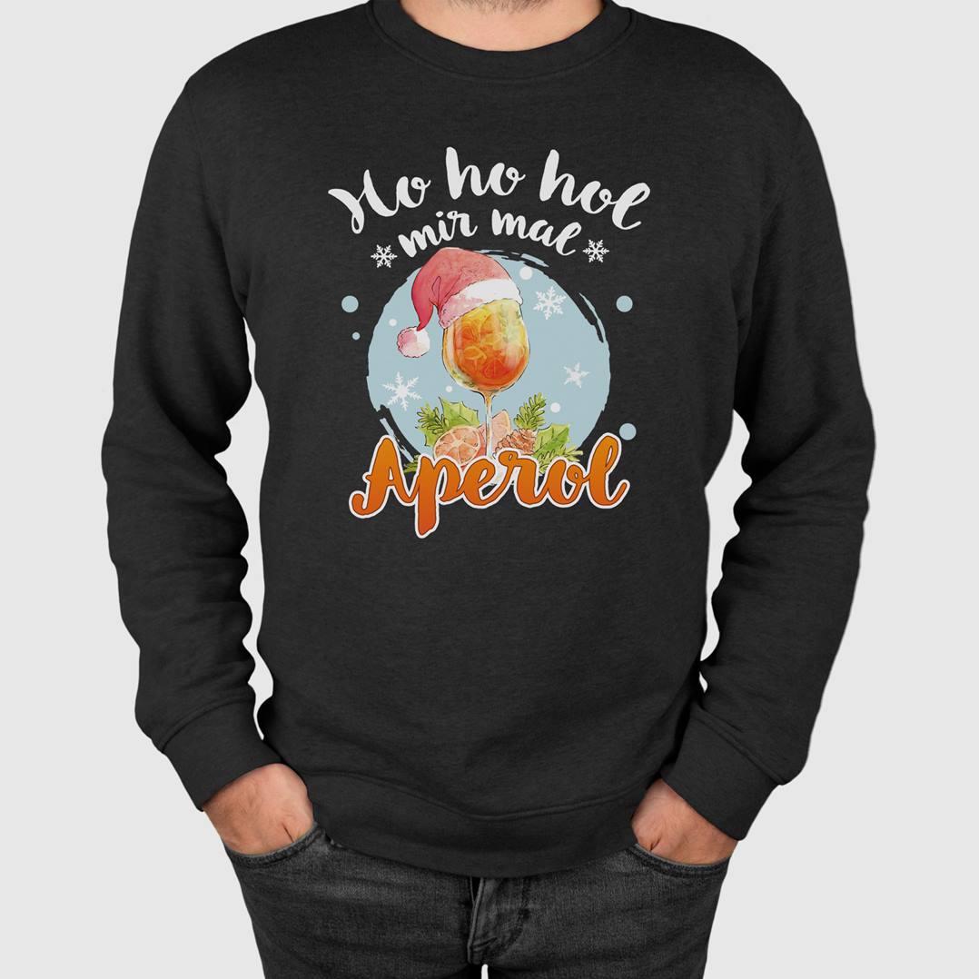 Weihnachtspullover - Ho Ho Hol mir mal Aperol