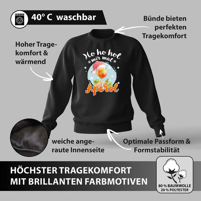 Weihnachtspullover - Ho Ho Hol mir mal Aperol