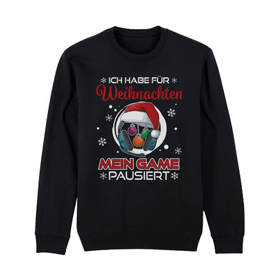 Weihnachtspullover - Ich habe für Weihnachten mein Game pausiert