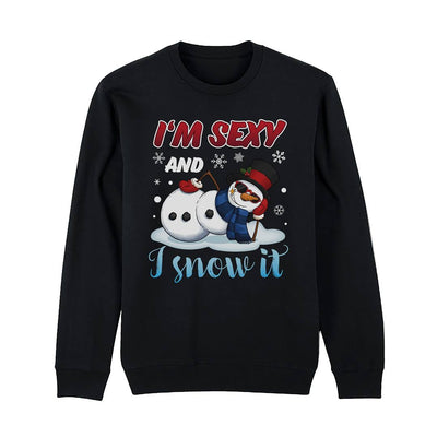 Weihnachtspullover - I'm sexy and I snow it (Schneemann)
