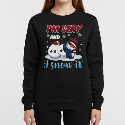 Weihnachtspullover - I'm sexy and I snow it (Schneemann)