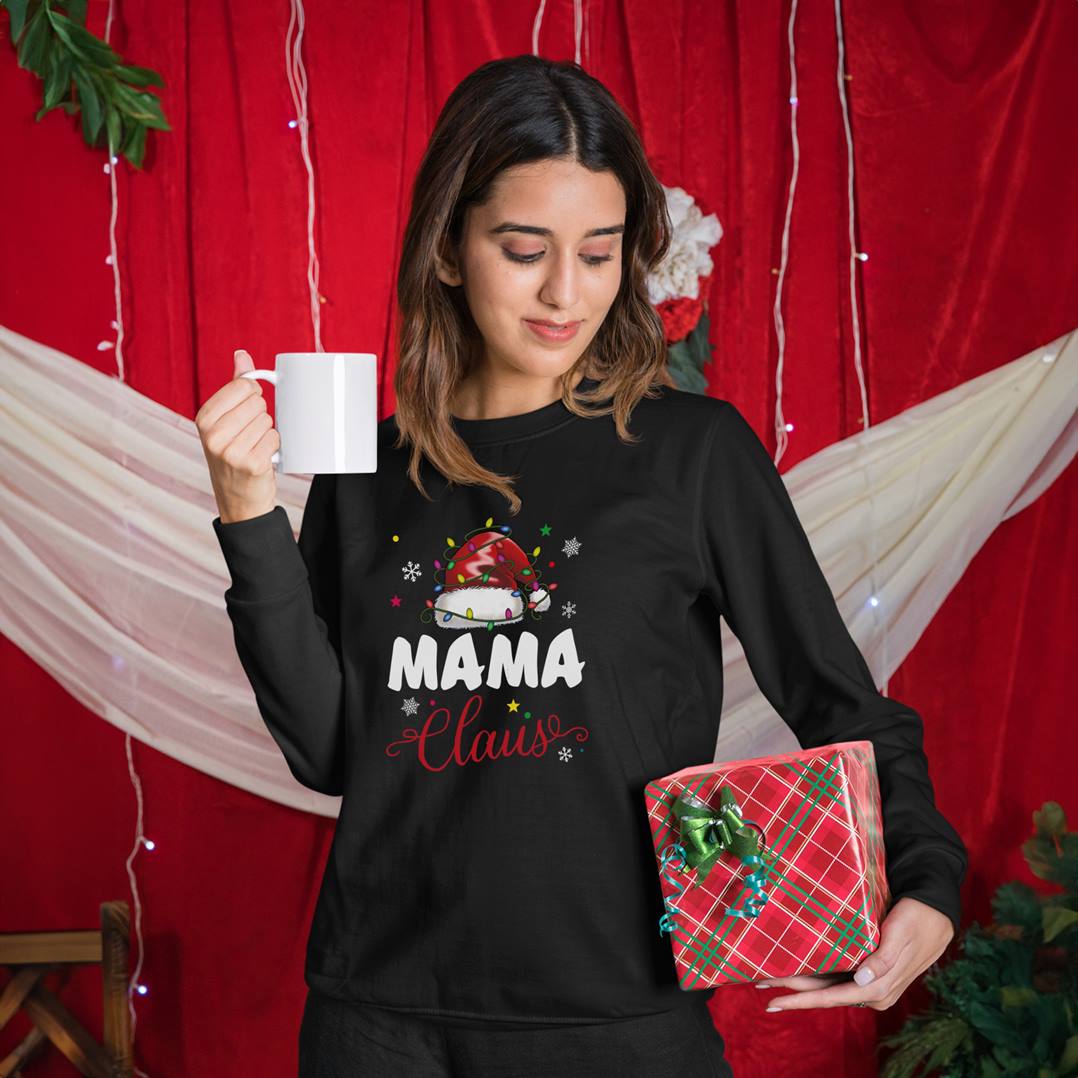 Weihnachtspullover - Mama Claus