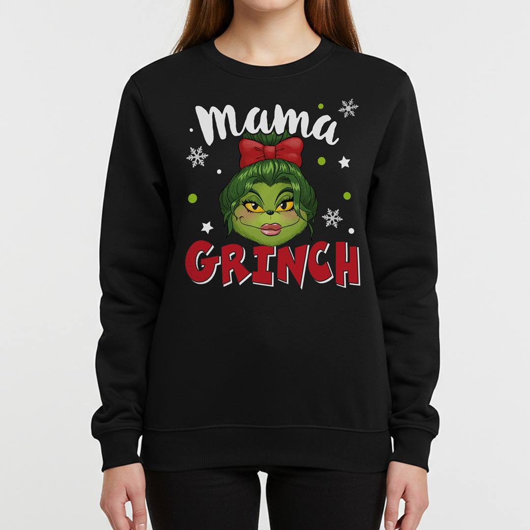 Weihnachtspullover - Mama Grinch