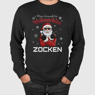 Weihnachtspullover - Mein Wunsch für Weihnachten: Zocken