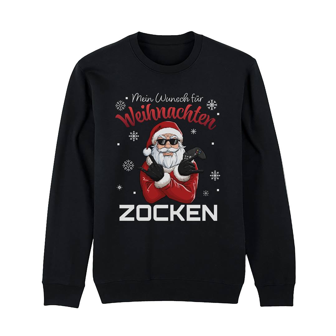 Weihnachtspullover - Mein Wunsch für Weihnachten: Zocken