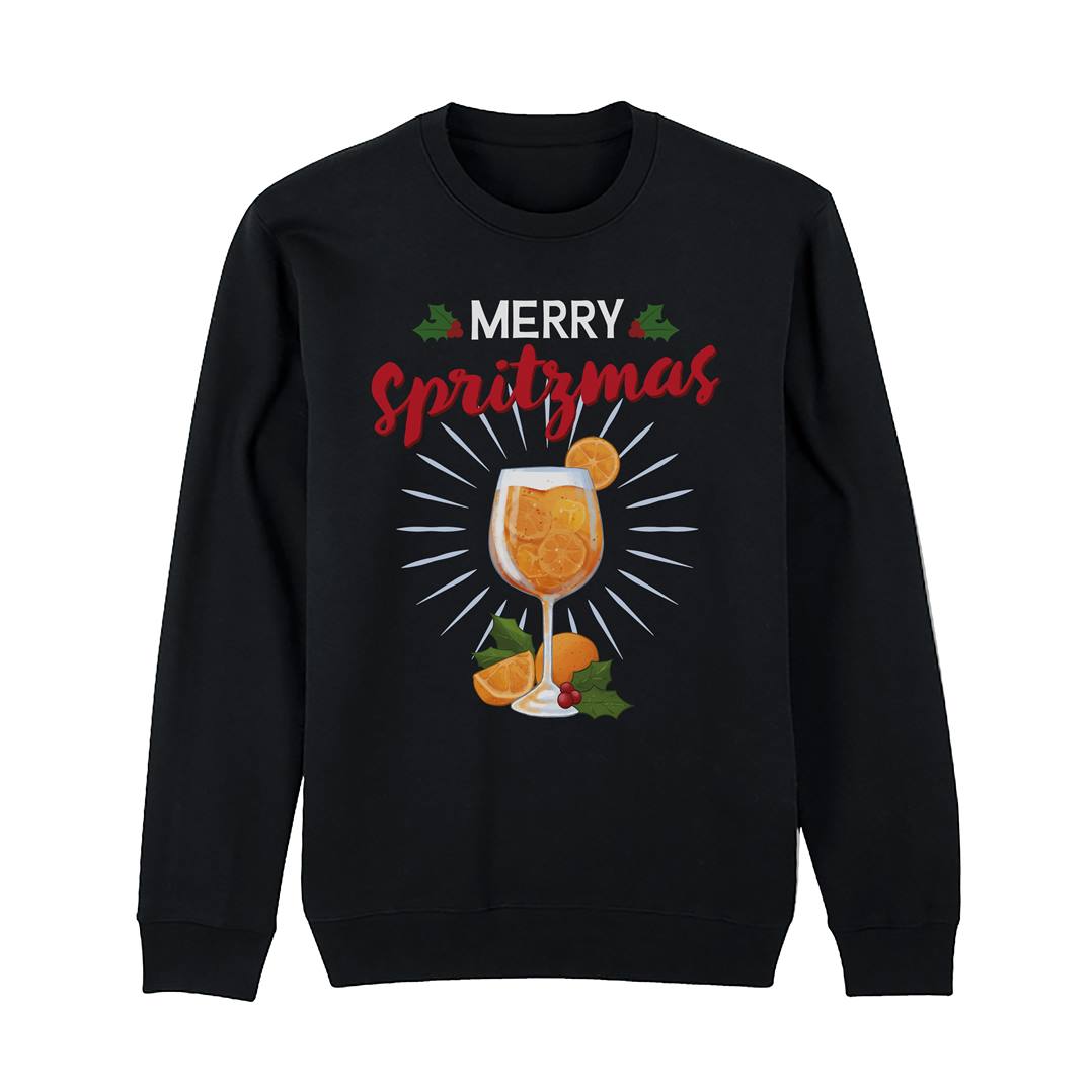 Weihnachtspullover - Merry Spritzmas (Aperol)