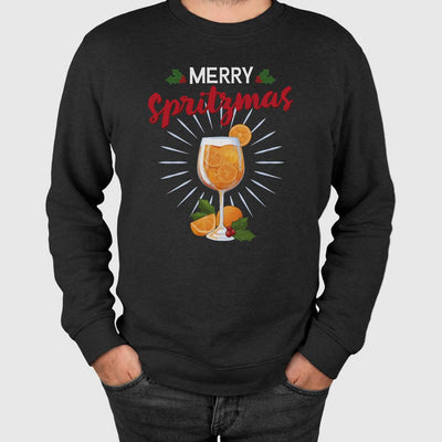 Weihnachtspullover - Merry Spritzmas (Aperol)